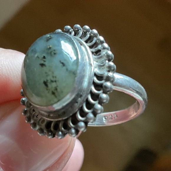 NWOT Sterling Silver 925 Labradorite ring Size US 8 - Picture 13 of 13